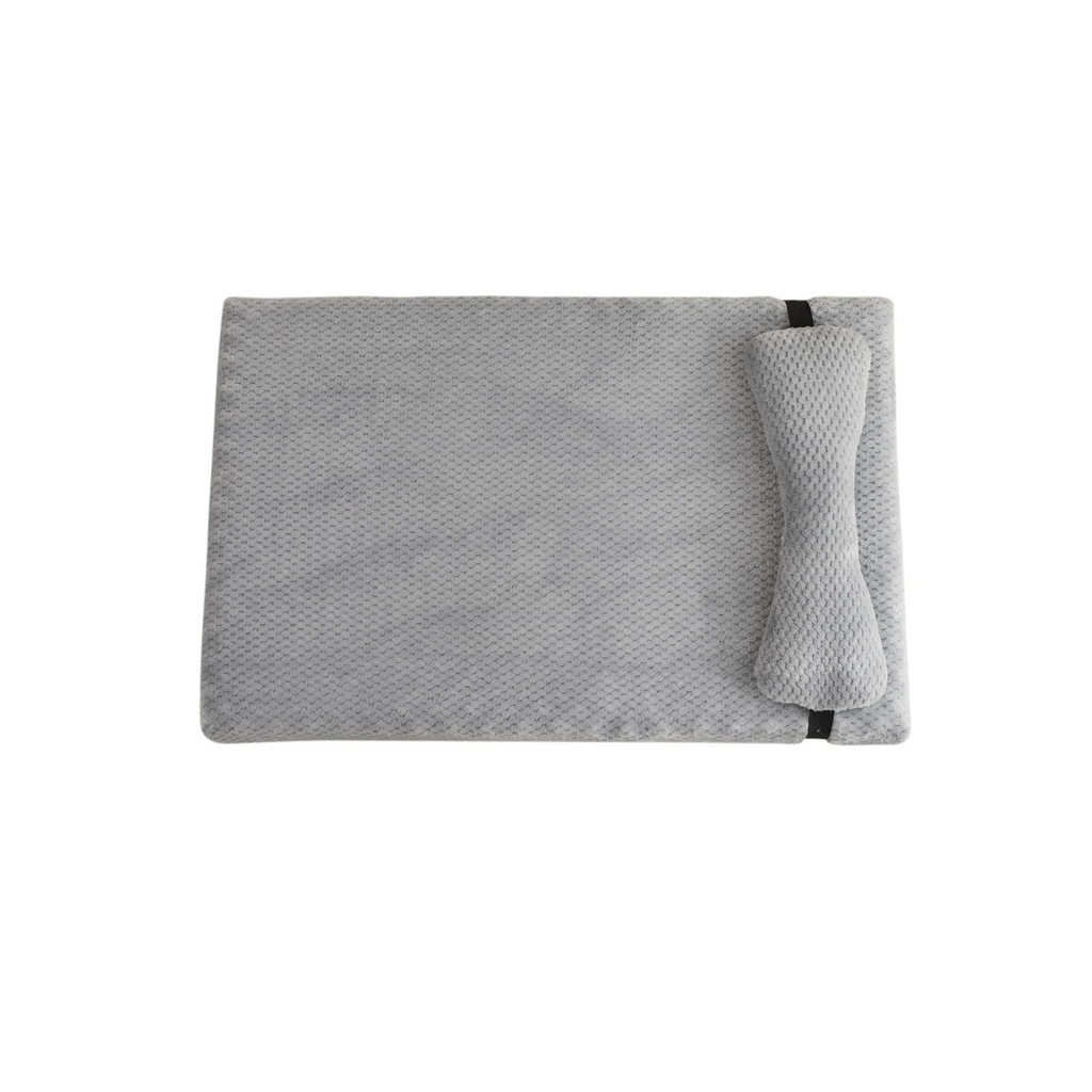 Lit pour chien avec oreiller intégré – Modèle Soutien | Le Chenil